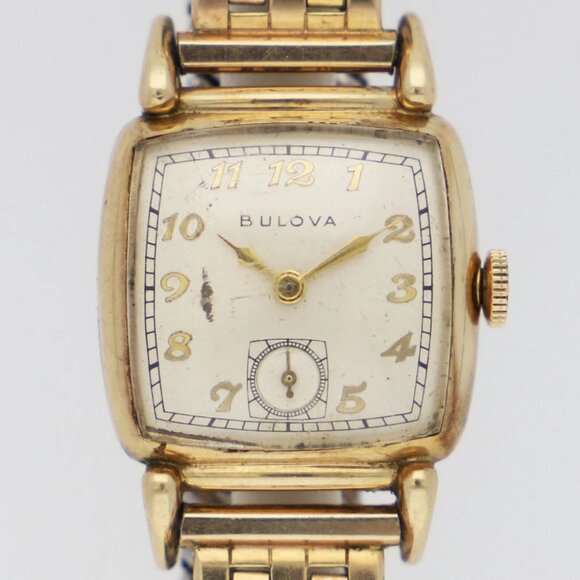 BULOVA ACCUTRON Watches Gold Plated Hand Winding